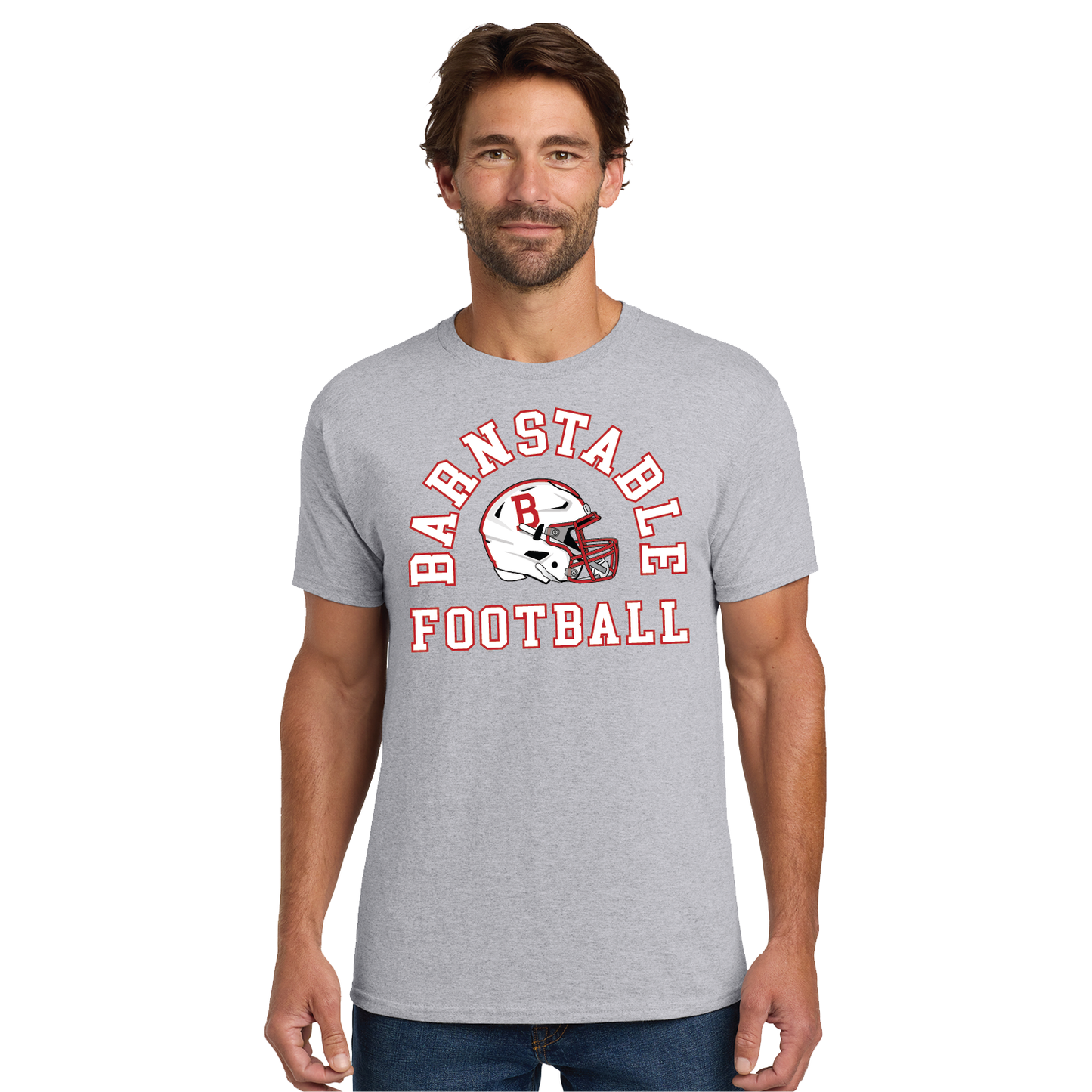 Barnstable Football - Modern Helmet - Short Sleeve
