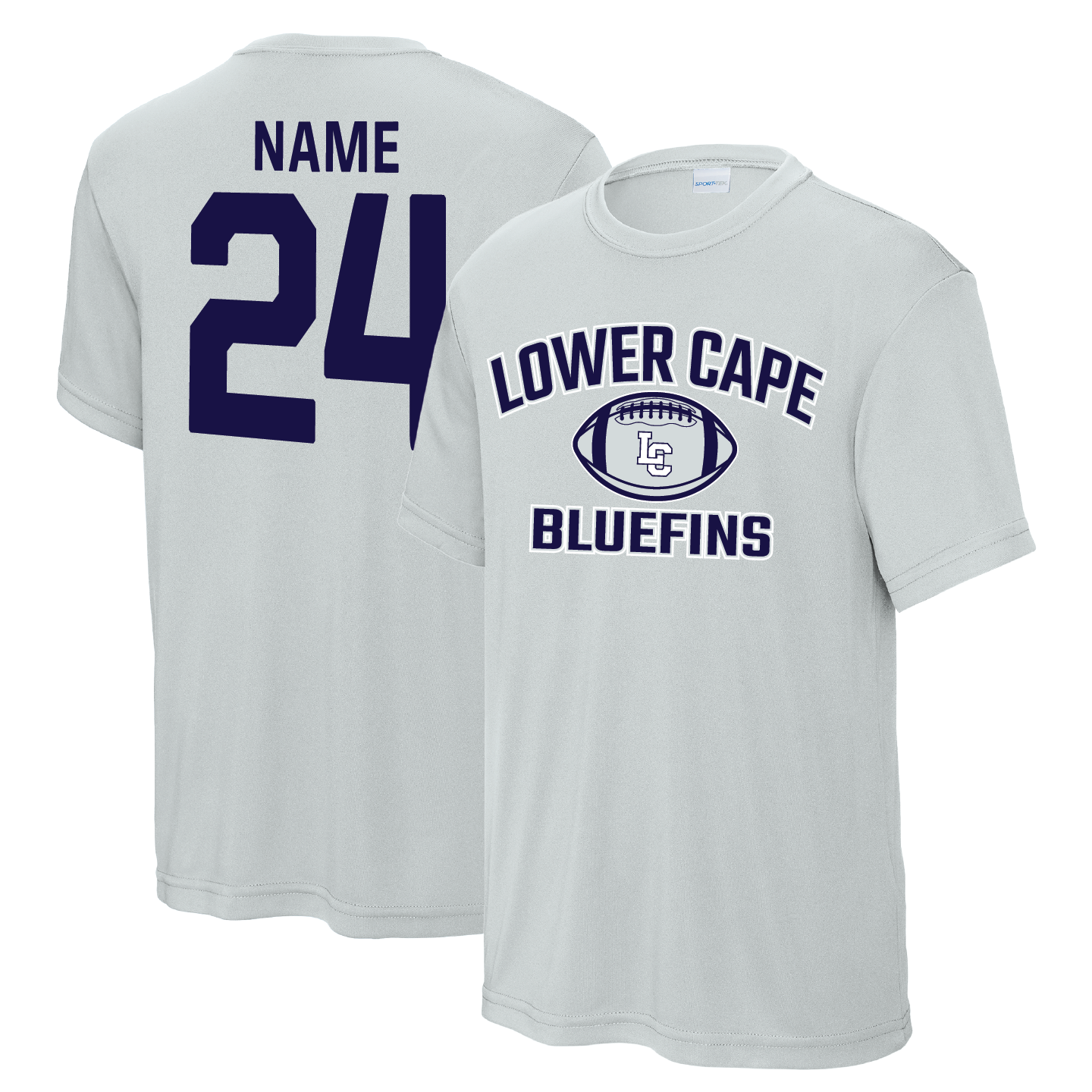 Lower Cape Bluefins - Youth PosiCharge® Competitor™ Tee - LC Football