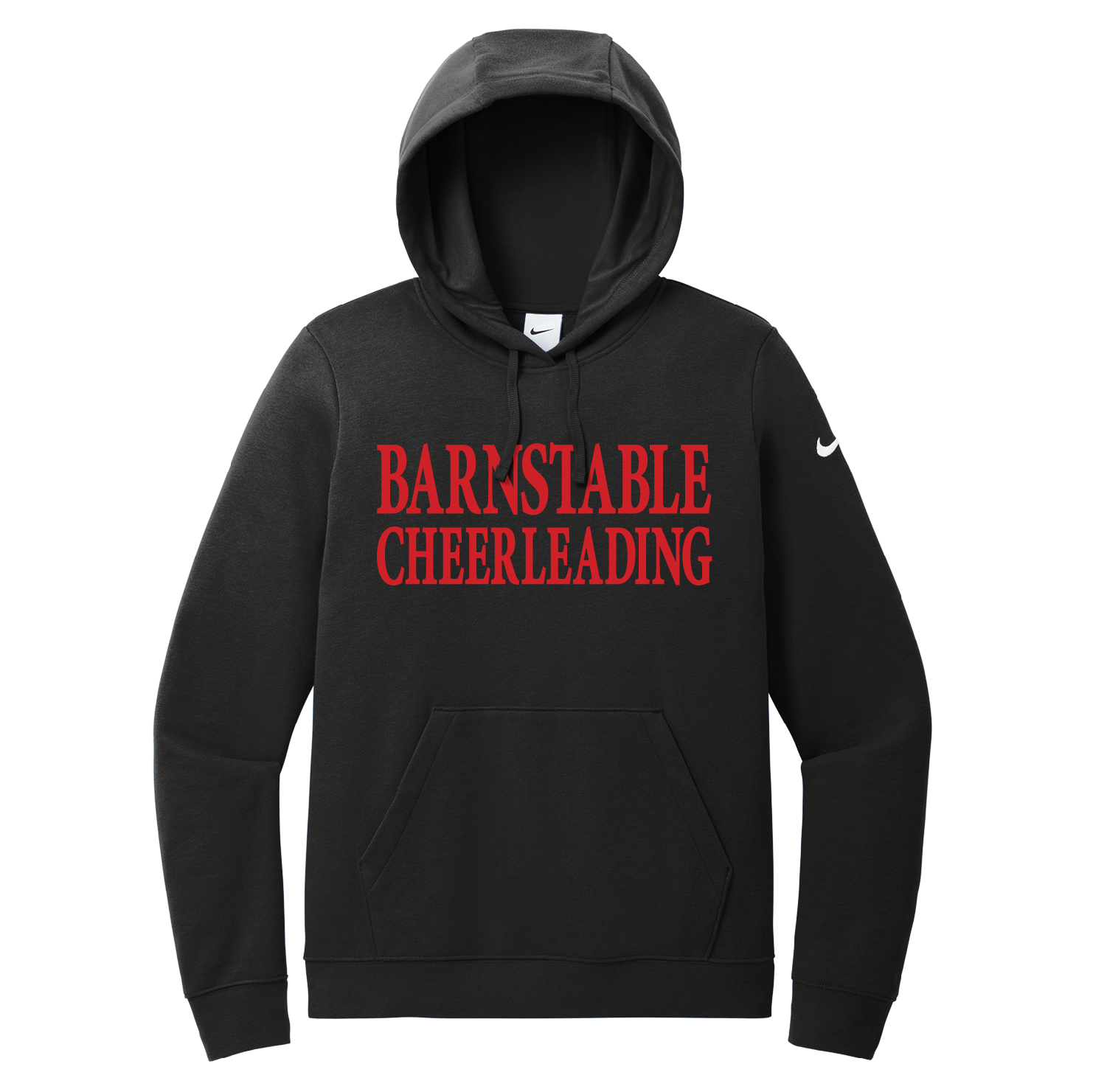 Barnstable Redhawks Cheerleading Nike Hoodie Cape Hook Designs