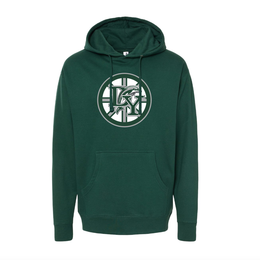 DY Spoke Logo - Midweight Hooded Sweatshirt