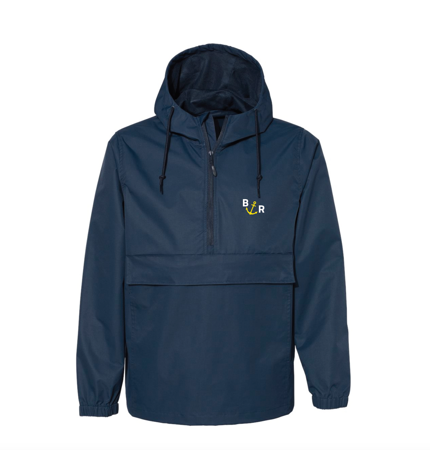 Bass River Yacht Club - Quarter Zip Nylon Anorak