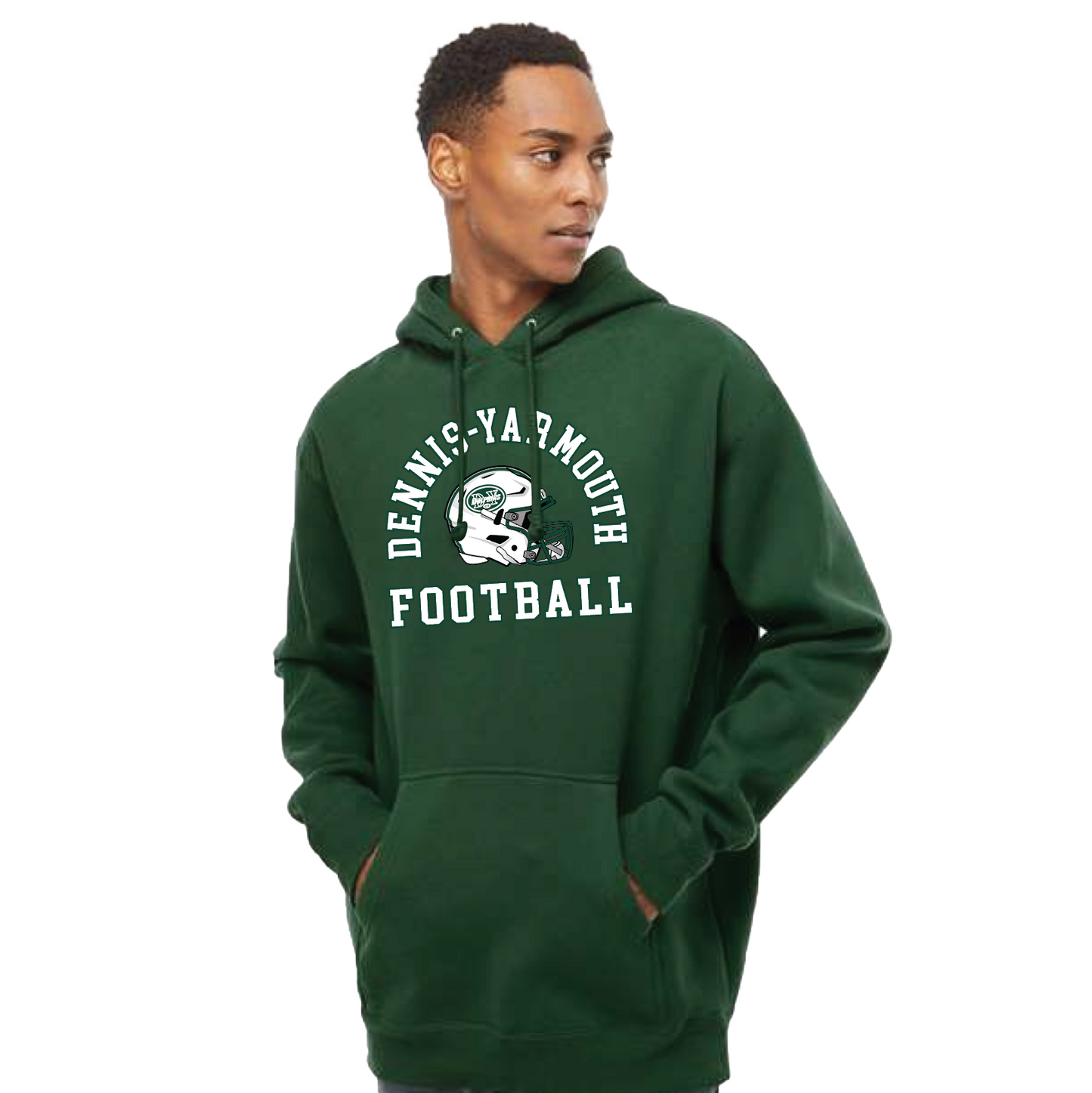 DY - Football - Modern Helmet - Hooded Sweatshirt