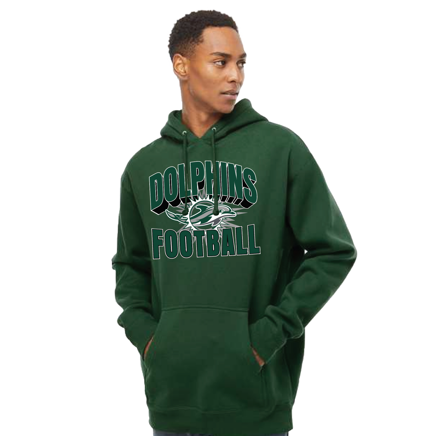 DY - Football - Dolphin Footbal - Hooded Sweatshirt