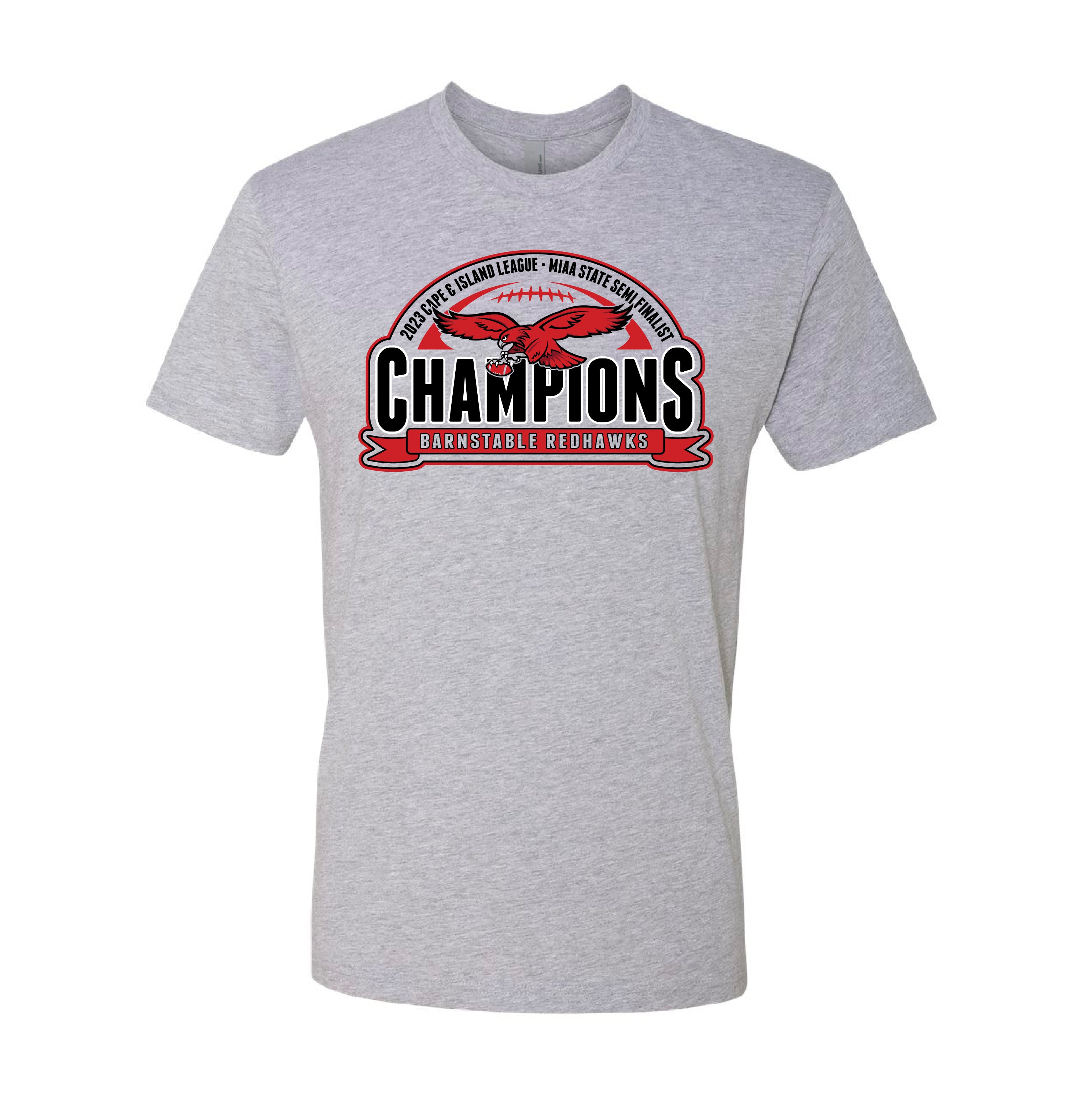Barnstable Redhawks Football - Championship T-Shirt – Cape Hook Designs