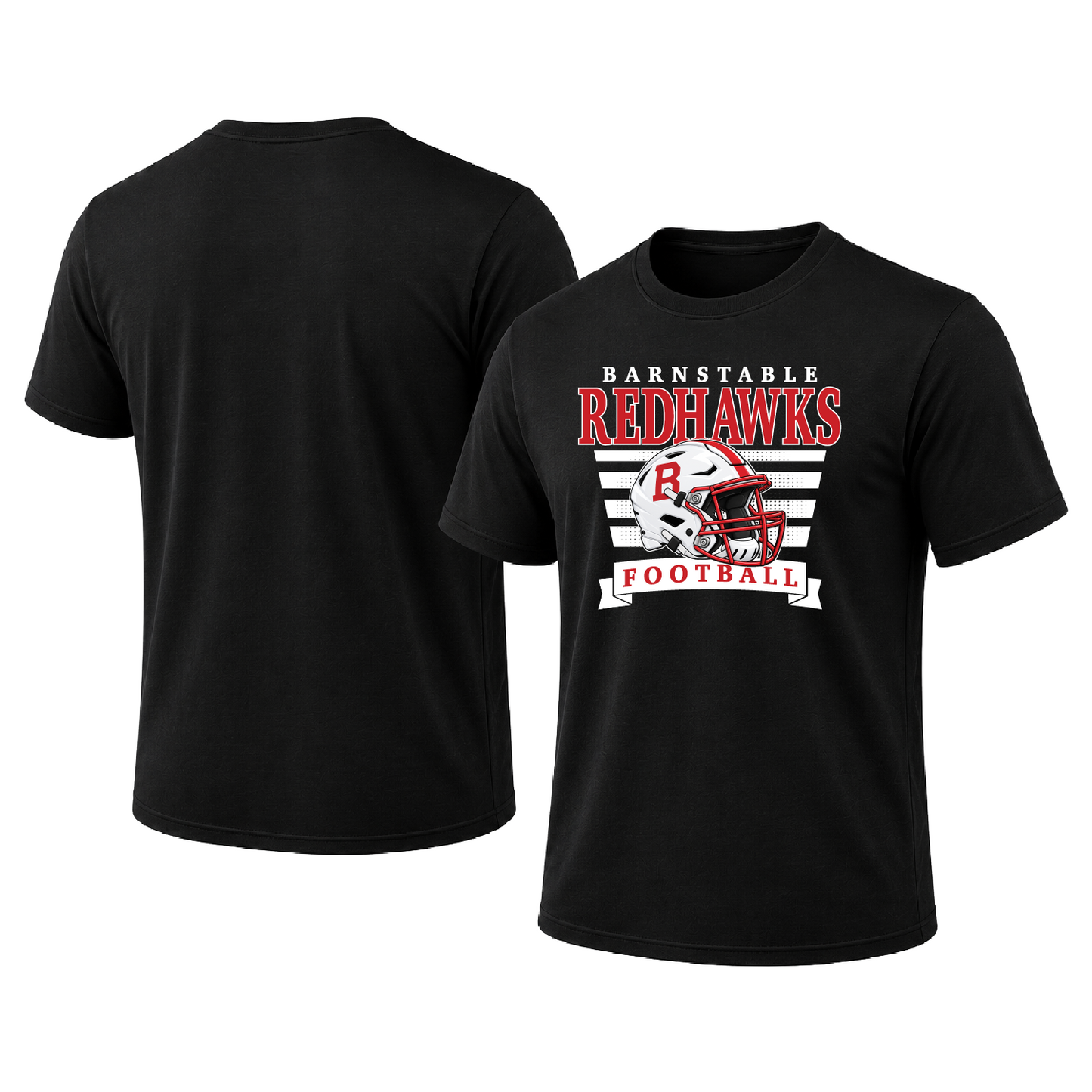Barnstable Redhawks  3D Helmet Unisex Short Sleeve T-Shirt