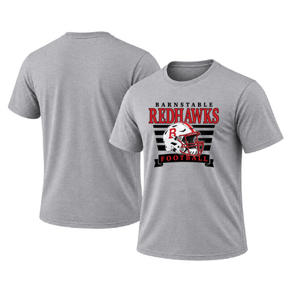 Barnstable Redhawks  3D Helmet Unisex Short Sleeve T-Shirt