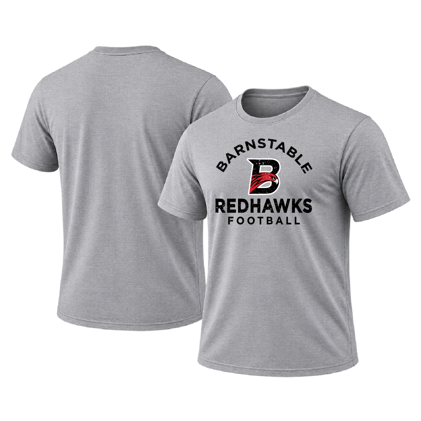 Barnstable Redhawks Distress Short Sleeve T-Shirt