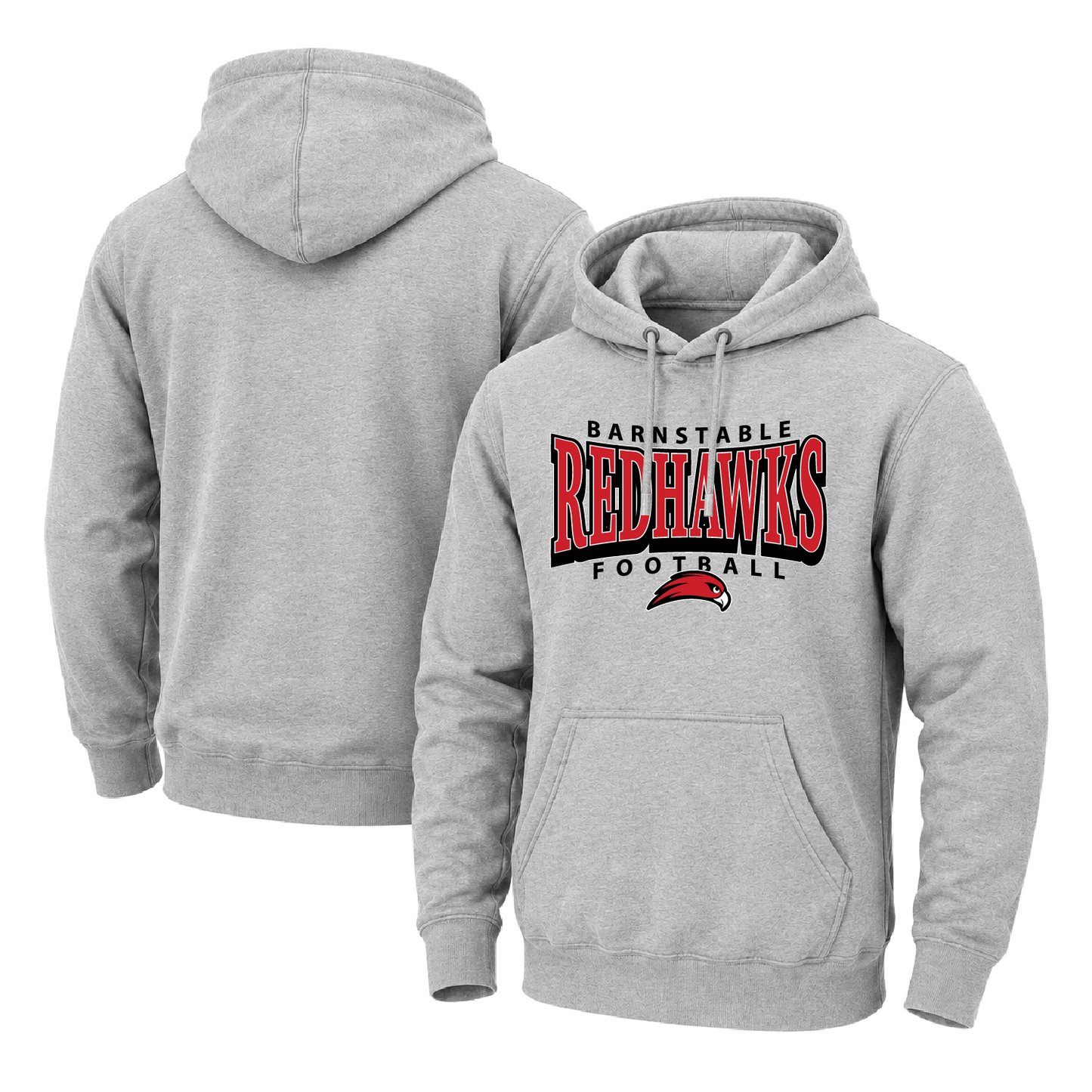 Barnstable Redhawks Double Arc Midweight Hooded Sweatshirt