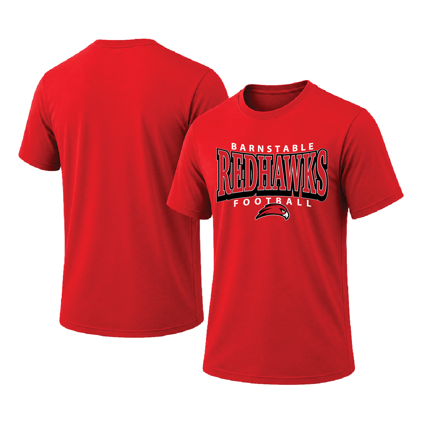 Barnstable Redhawks Double Arc Short Sleeve T-Shirt