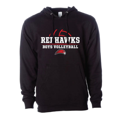 Barnstable Volleyball - Unisex Midweight Hooded Sweatshirt