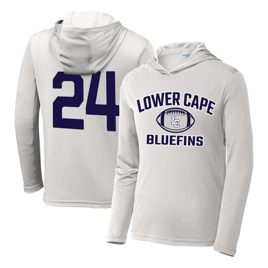 Lower Cape Bluefins - Youth PosiCharge ® Competitor Hooded Pullover - LC Football