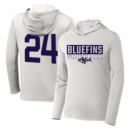 Lower Cape Bluefins - Youth PosiCharge ® Competitor Hooded Pullover - Block