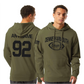 DY Dolphoins Football -  Military Hoodie