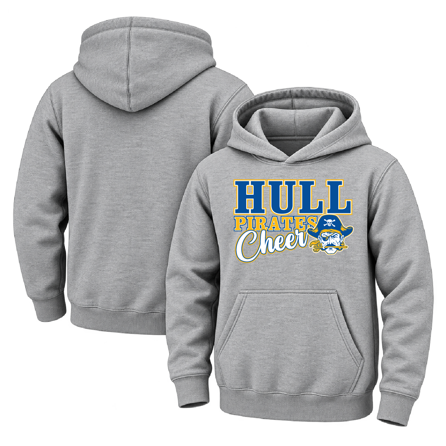Hull Cheer Script Youth Midweight Hooded Sweatshirt