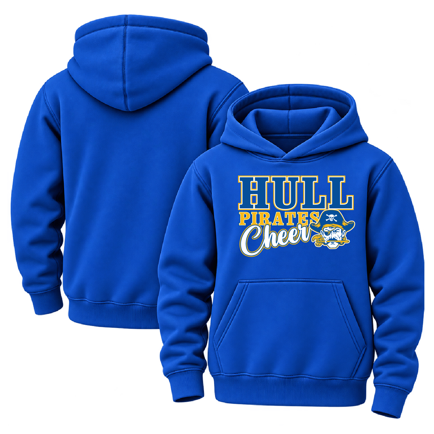 Hull Cheer Script Youth Midweight Hooded Sweatshirt