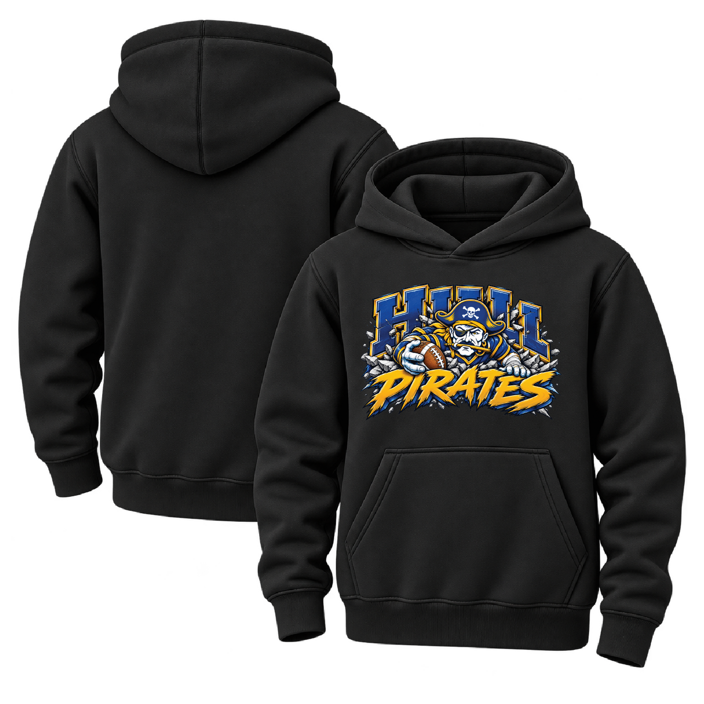 Hull Football Crash Youth Midweight Hooded Sweatshirt