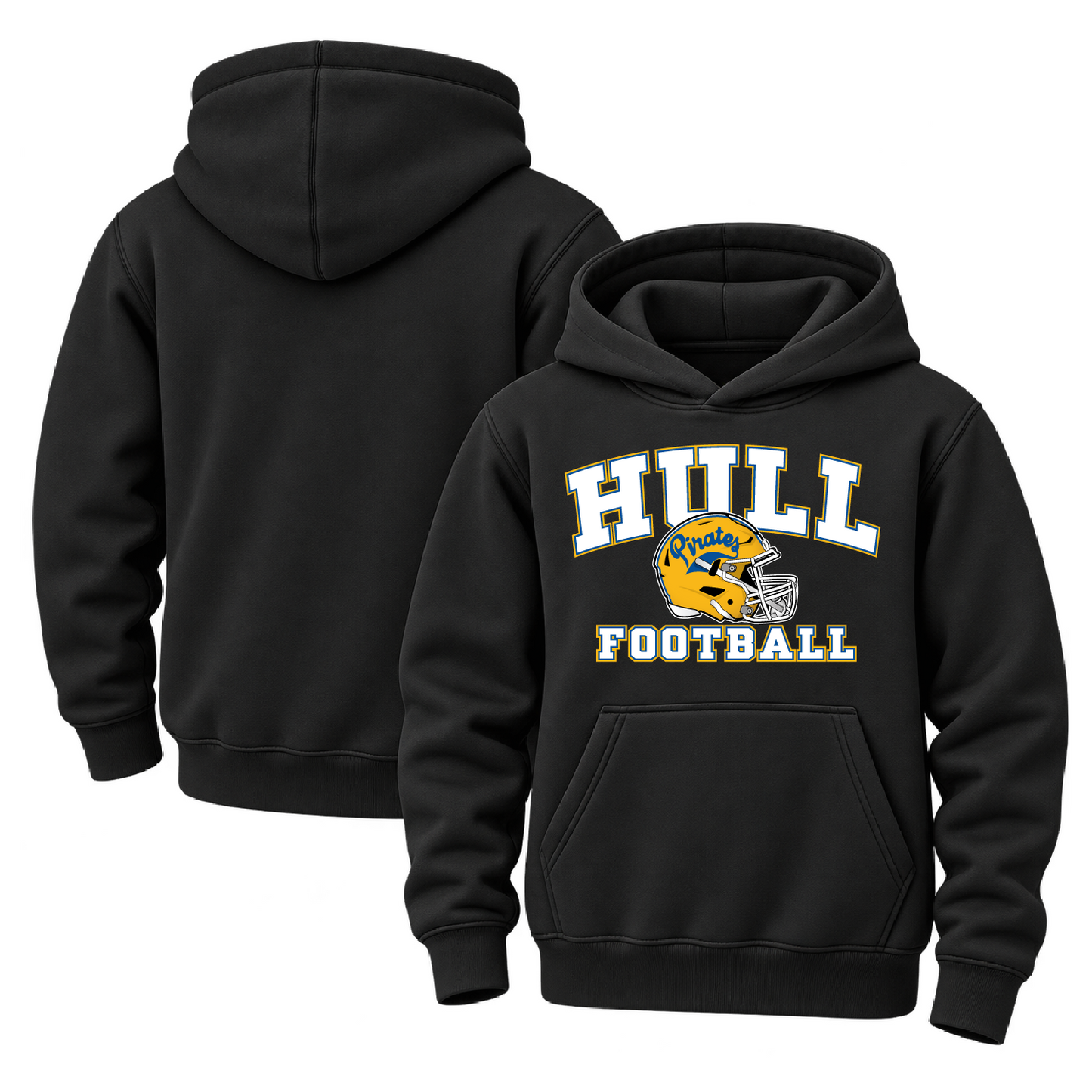 Hull Modern Helmet Youth Midweight Hooded Sweatshirt