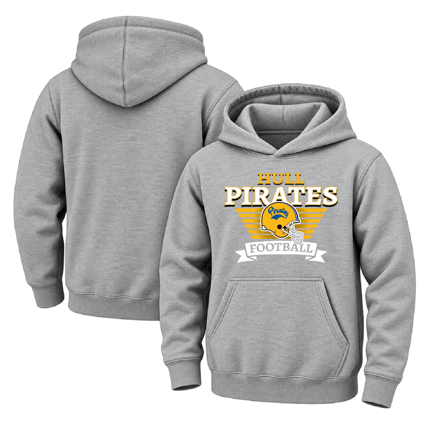 Hull Old School Helmet Youth Midweight Hooded Sweatshirt
