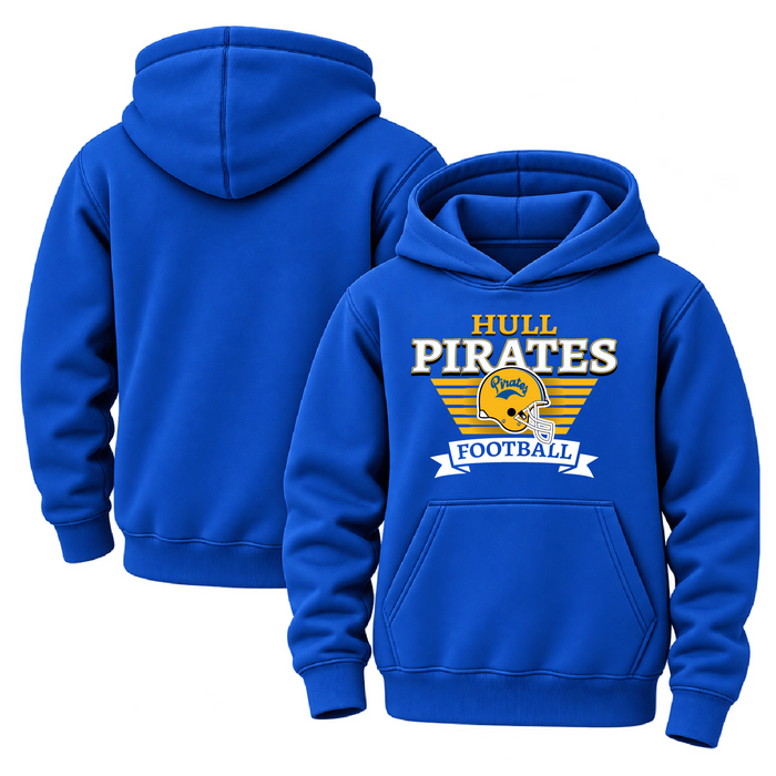 Hull Old School Helmet Youth Midweight Hooded Sweatshirt