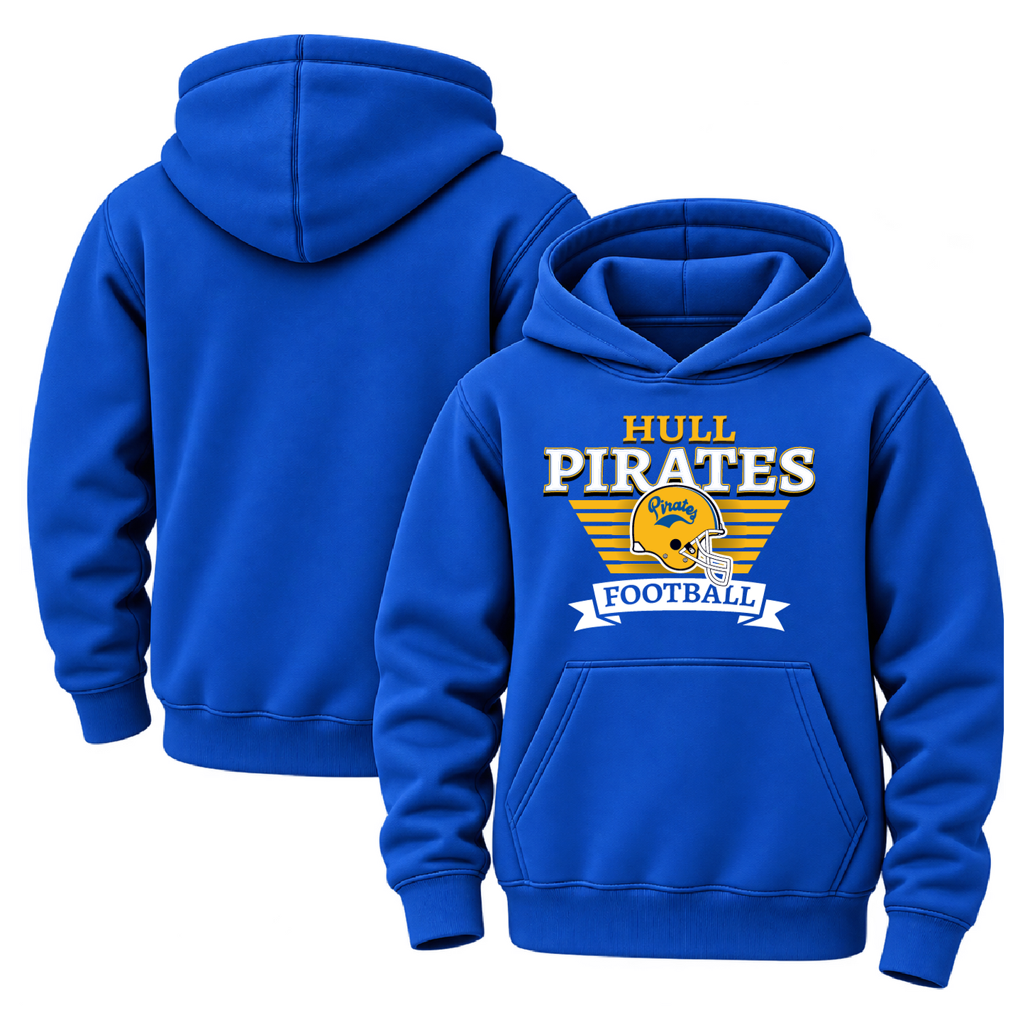 Hull Old School Helmet Youth Midweight Hooded Sweatshirt