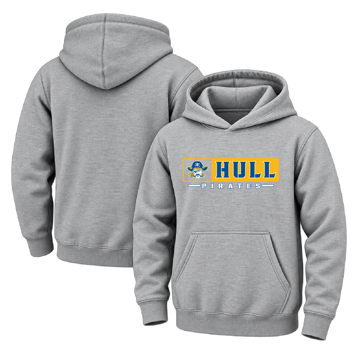 Hull Pirate Block Midweight Hooded Sweatshirt