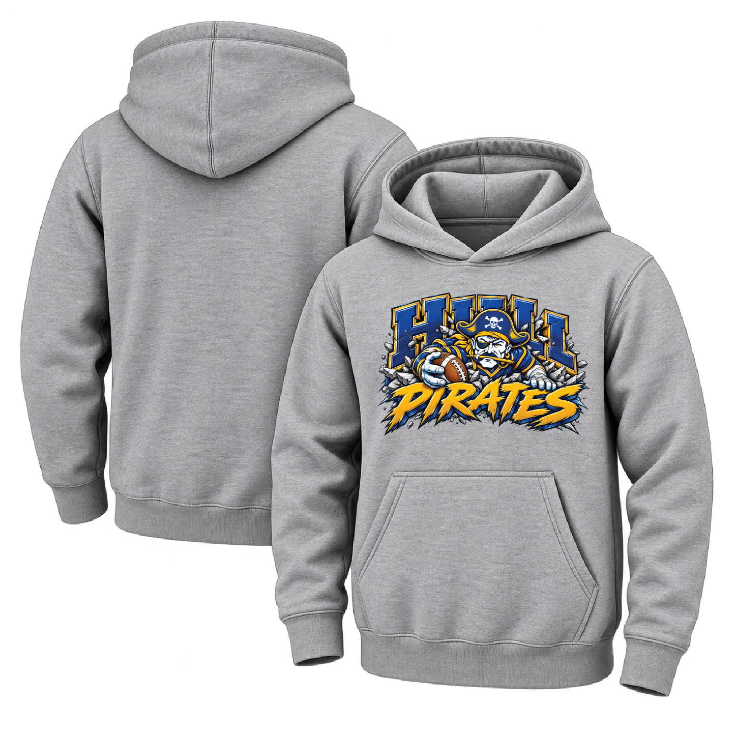 Hull Football Crash Youth Midweight Hooded Sweatshirt
