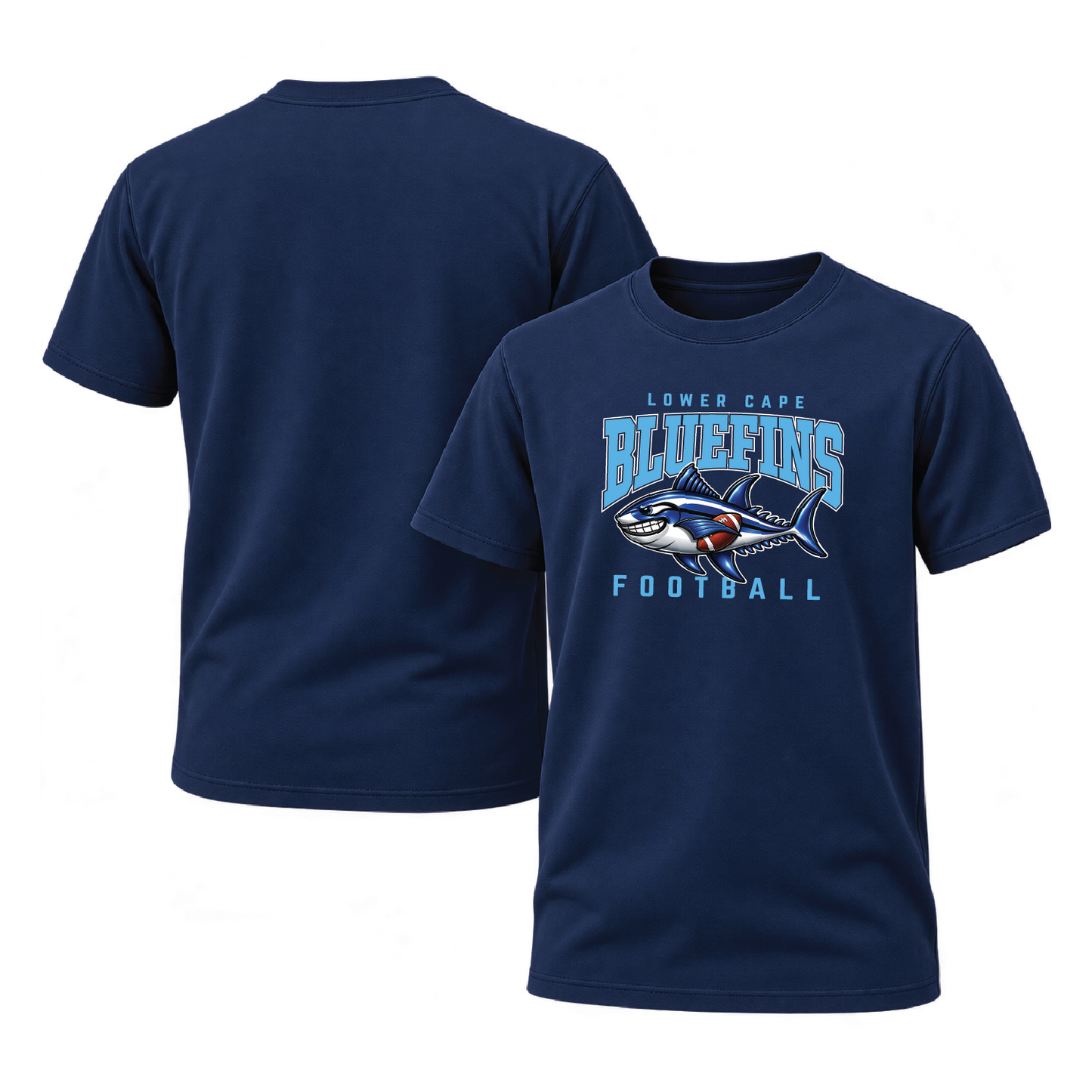 Lower Cape Bluefins 3D Bluefin Unisex Short Sleeve T-Shirt