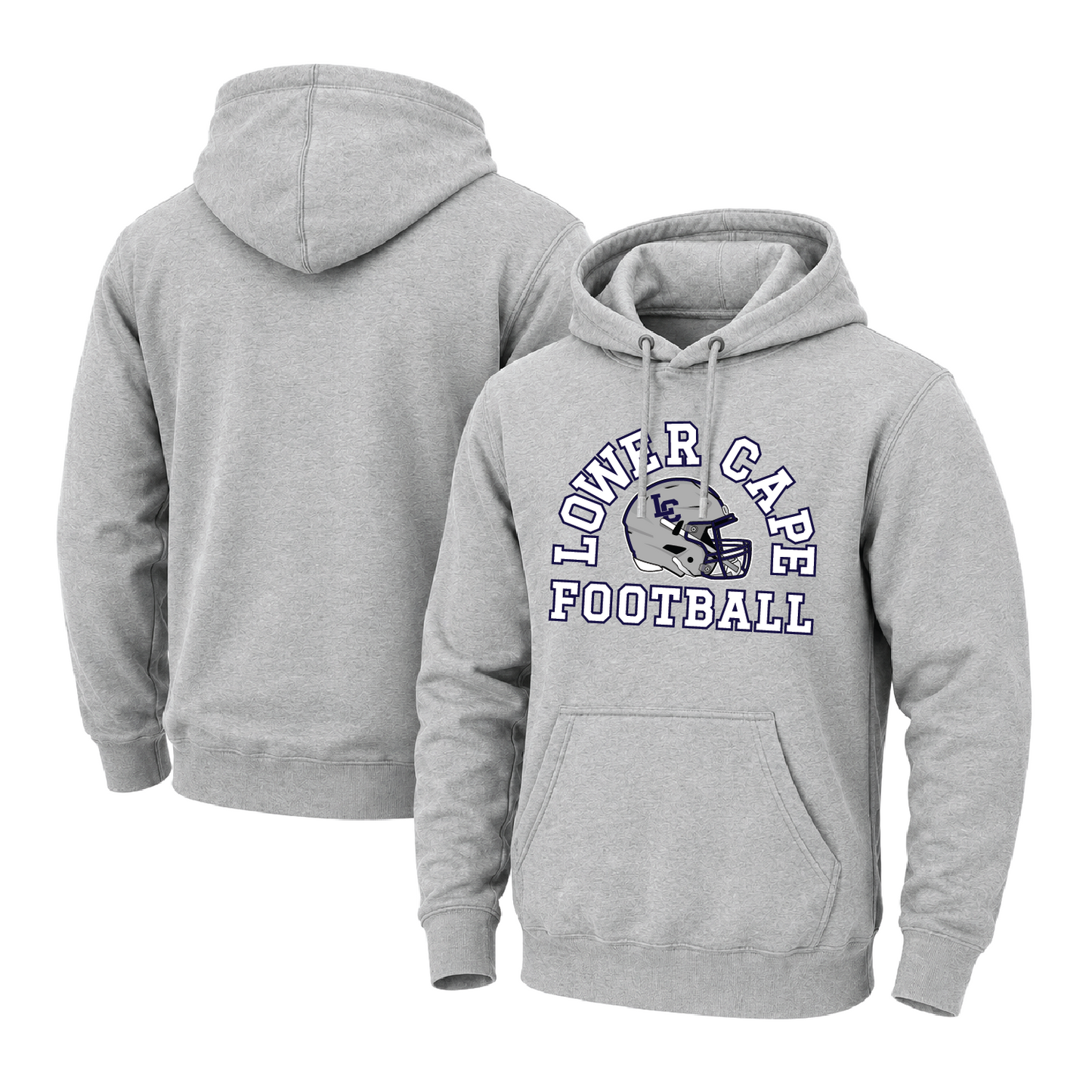 Lower Cape Bluefins Helmet Arc Unisex Midweight Hooded Sweatshirt