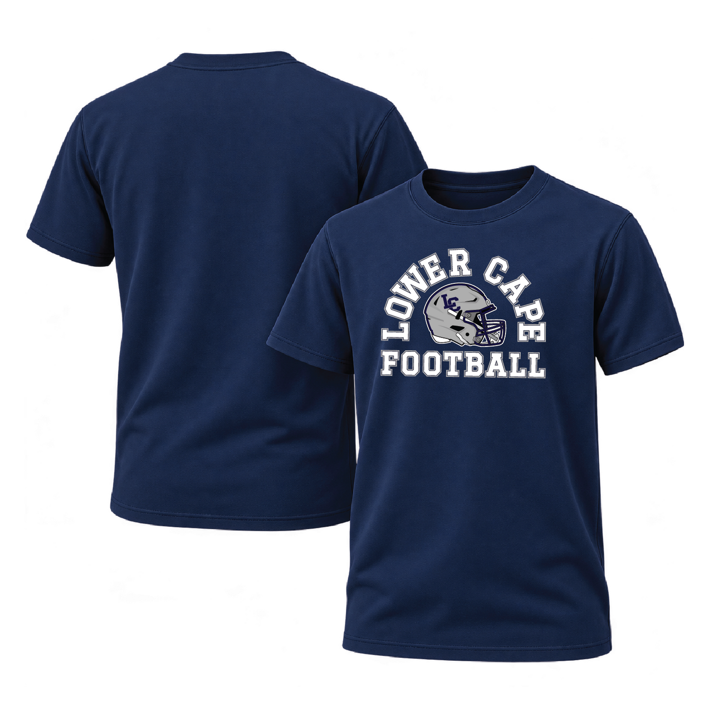 Lower Cape Bluefins Helmet Arc Unisex Short Sleeve T-Shirt
