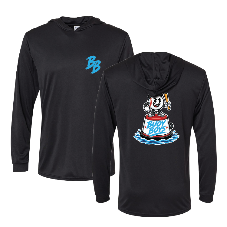 Buoy Boys - Youth Bahama Performance Hooded Long Sleeve T-Shirt