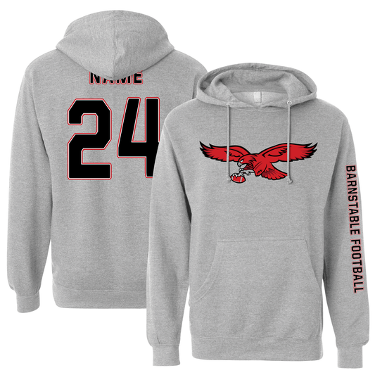 Barnstable Redhawks Football - Redhawk w/ Sleeve