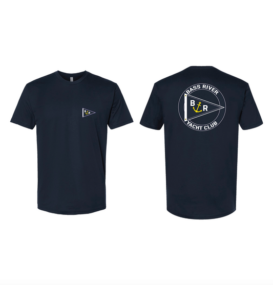 Bass River Yacht Club -  Unisex Cotton T-Shirt