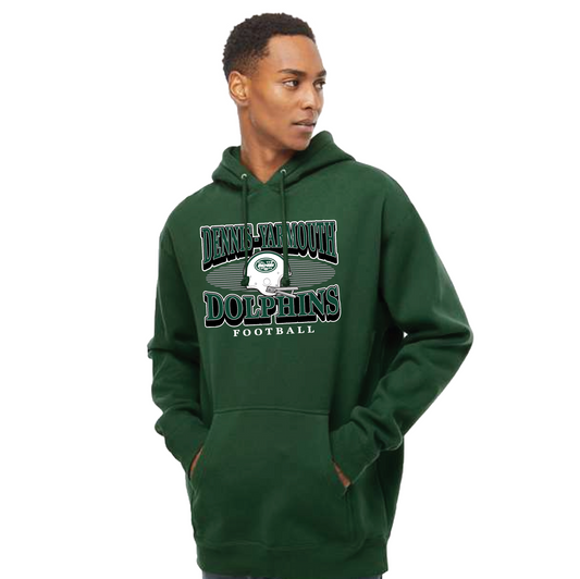 DY - Football - Retro Helmet - Hooded Sweatshirt