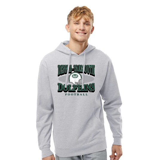 DY - Football - Retro Helmet - Hooded Sweatshirt