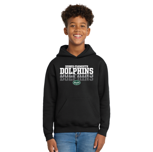 DY - Football - Fade- Youth Hooded Sweatshirt