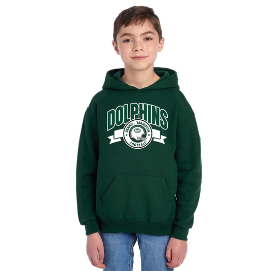 DY - Football - Banner - Youth Hooded Sweatshirt
