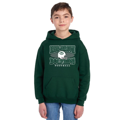 DY - Football - Retro Helmet - Youth Hooded Sweatshirt