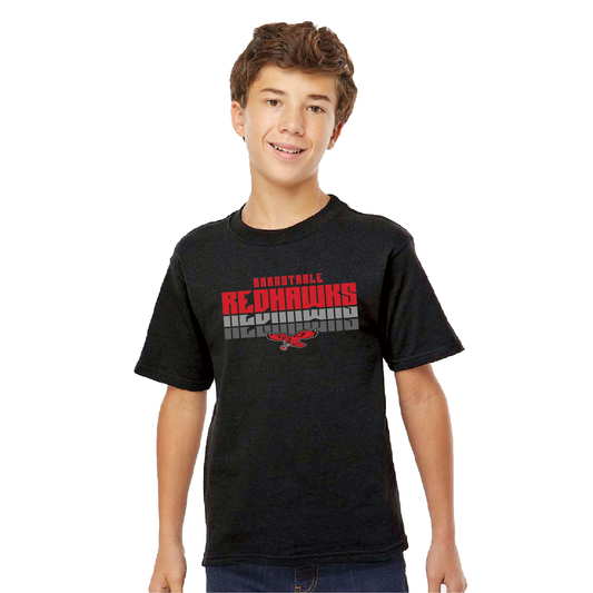 Barnstable Football - Text Fade - Youth Short Sleeve