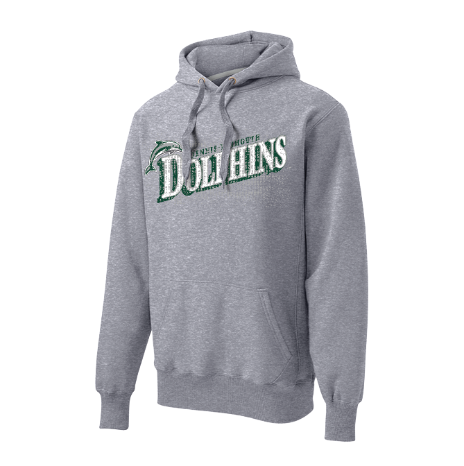 DY Dolphins - Super Heavyweight Pullover Hooded Sweatshirt